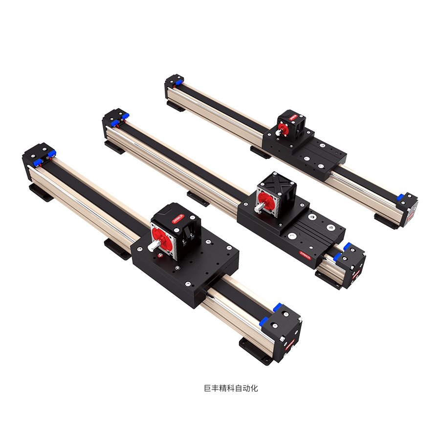电机装在滑块上的直线模组
